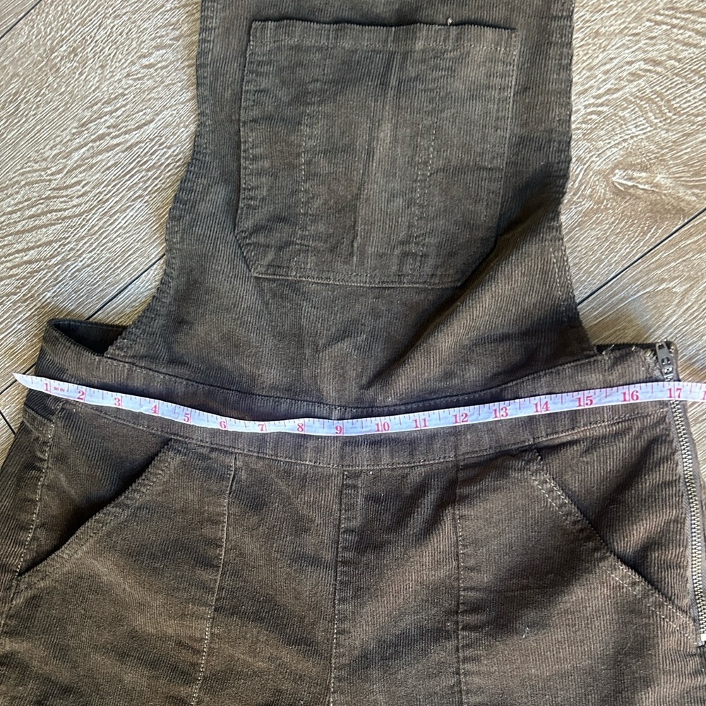 Sky and Sparrow Olive Corduroy Overalls - Picture 9 of 14